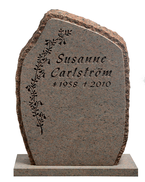 Hög smal gravsten GK1059-D